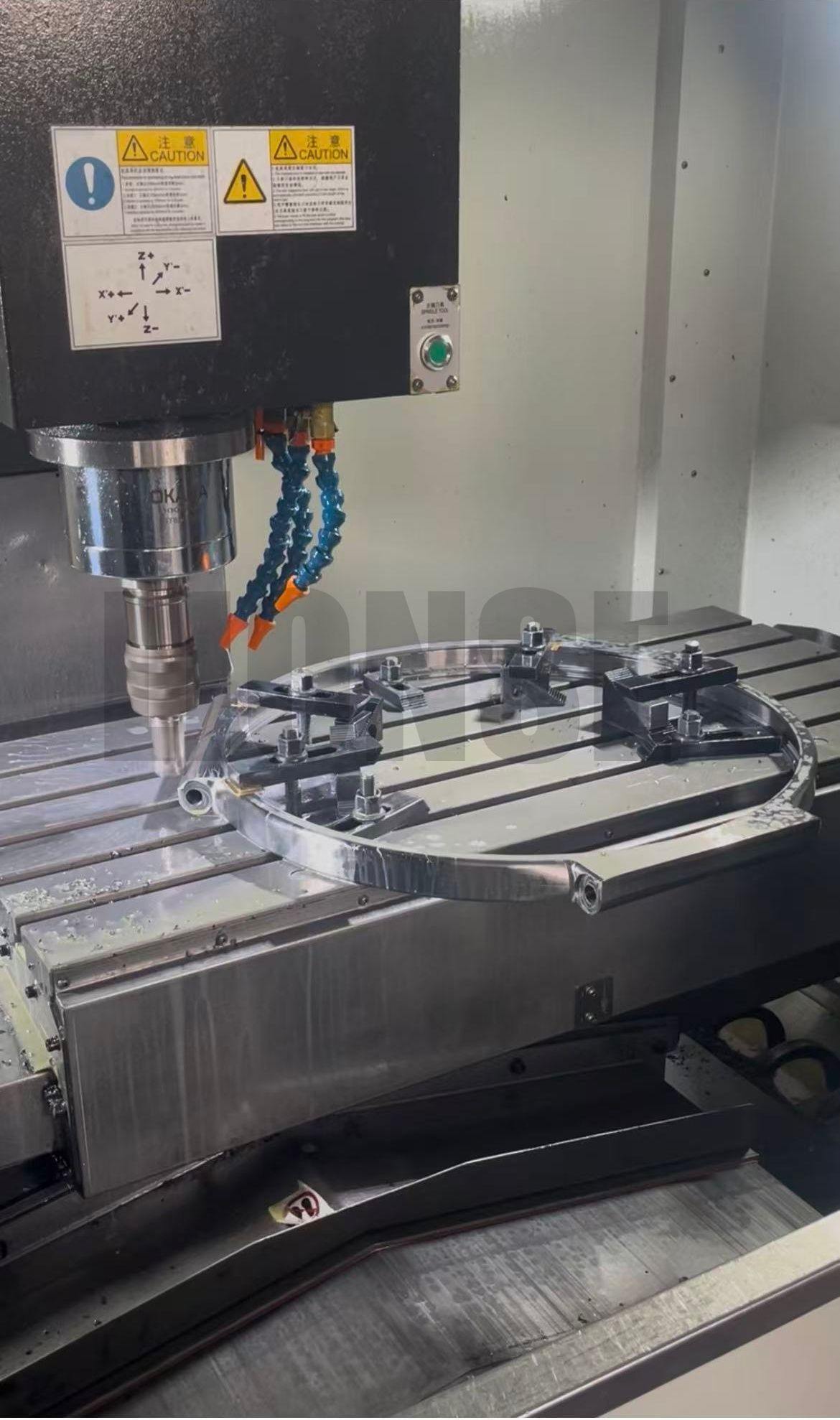 Прилагођени прстенови за закључавање са више жлебова од нерђајућег челика великог отвора